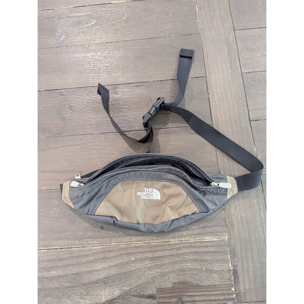 The North Face Mountain Biker Lumbar Pack Waist Bag Fanny Pack Tan EUC